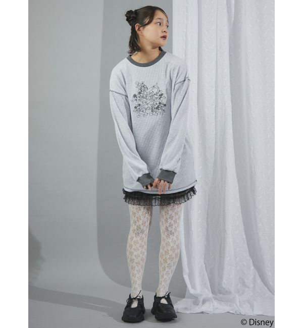 merry jenny「MICKEY＆FRIENDS / サーマルトップス」|Tシャツ・カットソー|