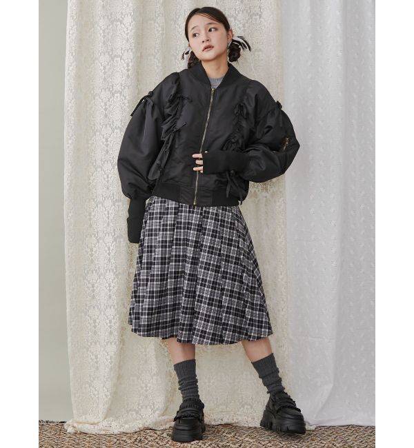 merry jenny「パデッドフリルローファー」|ローファー|