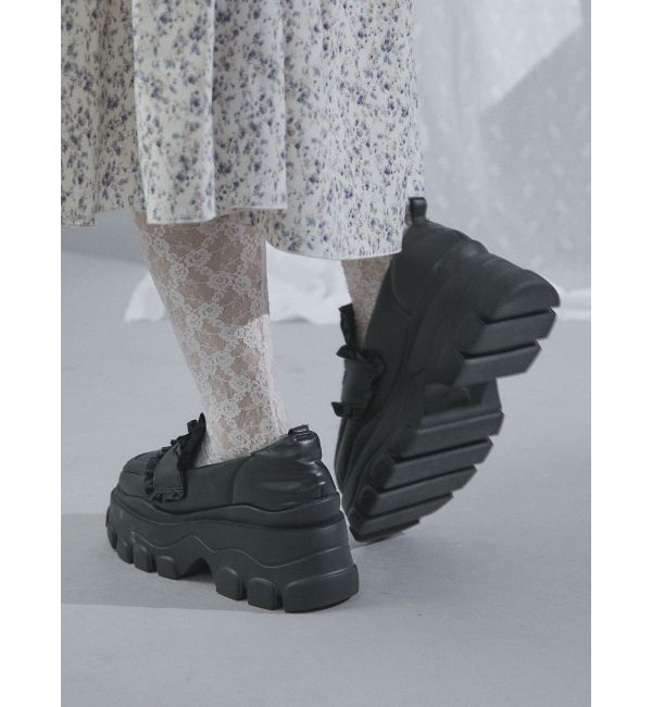 merry jenny「パデッドフリルローファー」|ローファー|