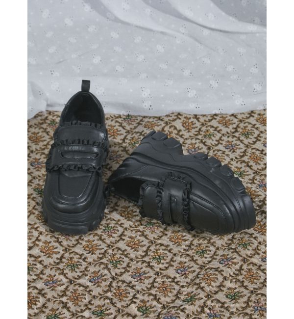 merry jenny「パデッドフリルローファー」|ローファー|