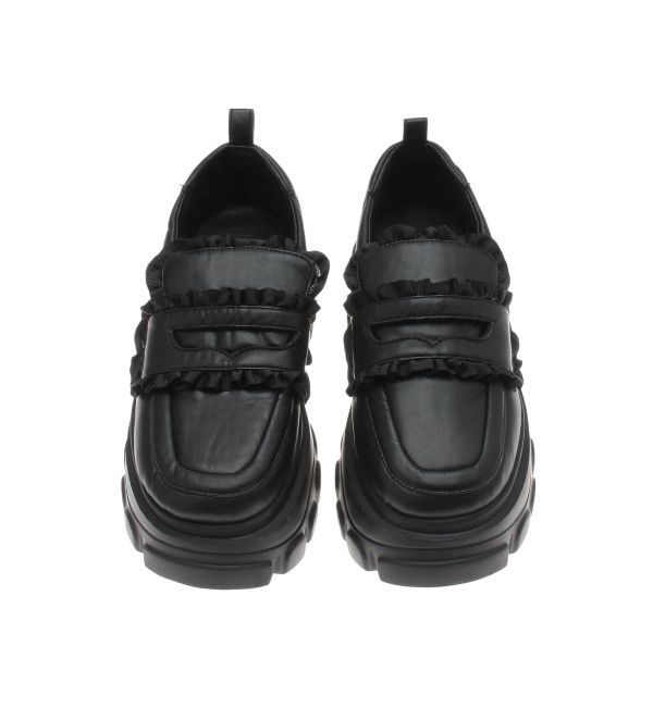 merry jenny「パデッドフリルローファー」|ローファー|