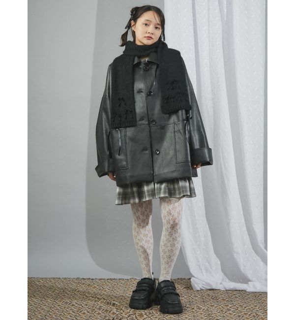 merry jenny「パデッドフリルローファー」|ローファー|