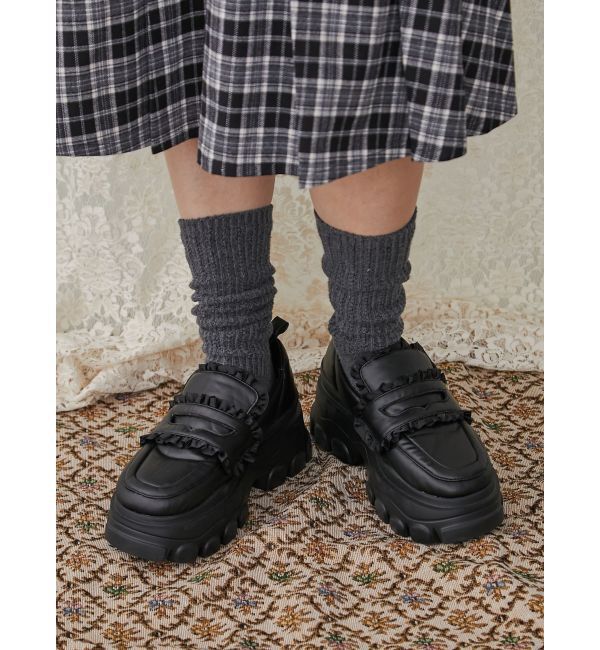 merry jenny「パデッドフリルローファー」|ローファー|