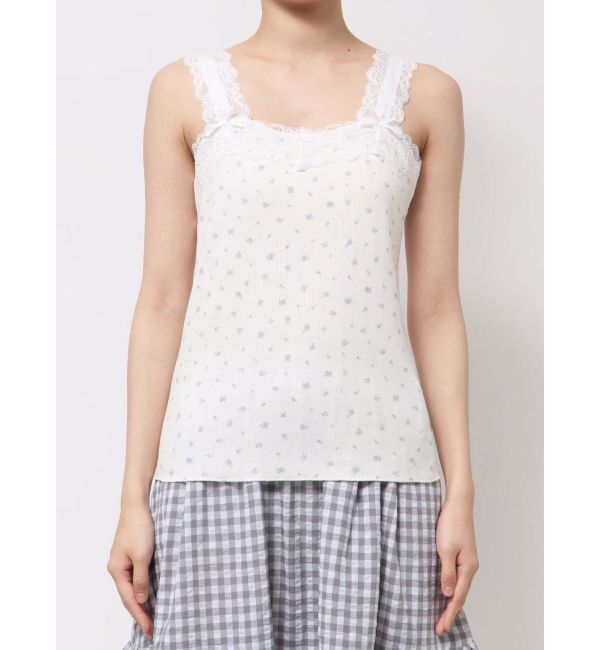 merry jenny「flower camisole tops」|キャミソール|