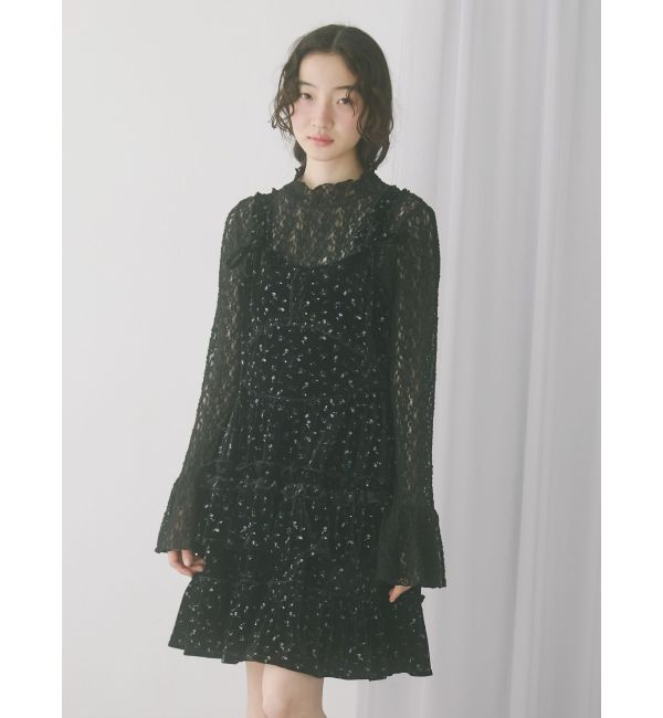 merry jenny「flowerレーストップス」|Tシャツ・カットソー|