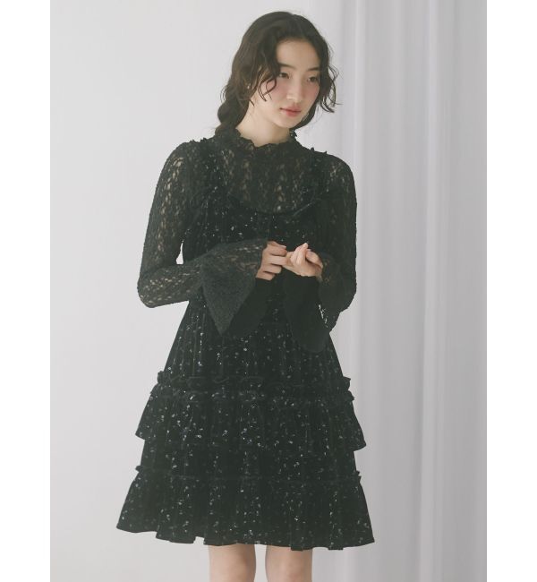 merry jenny「flowerレーストップス」|Tシャツ・カットソー|