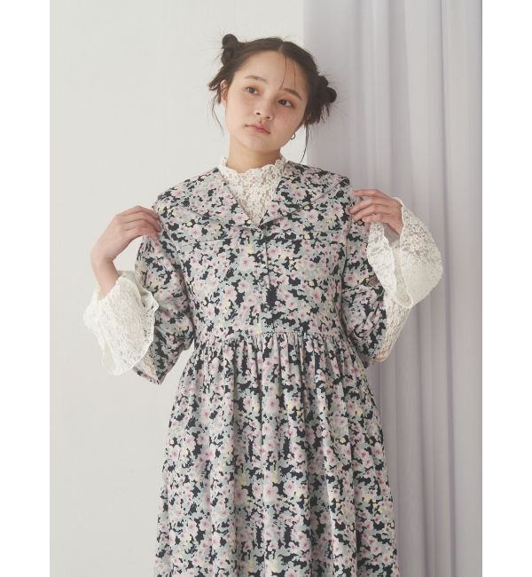 merry jenny「flowerレーストップス」|Tシャツ・カットソー|