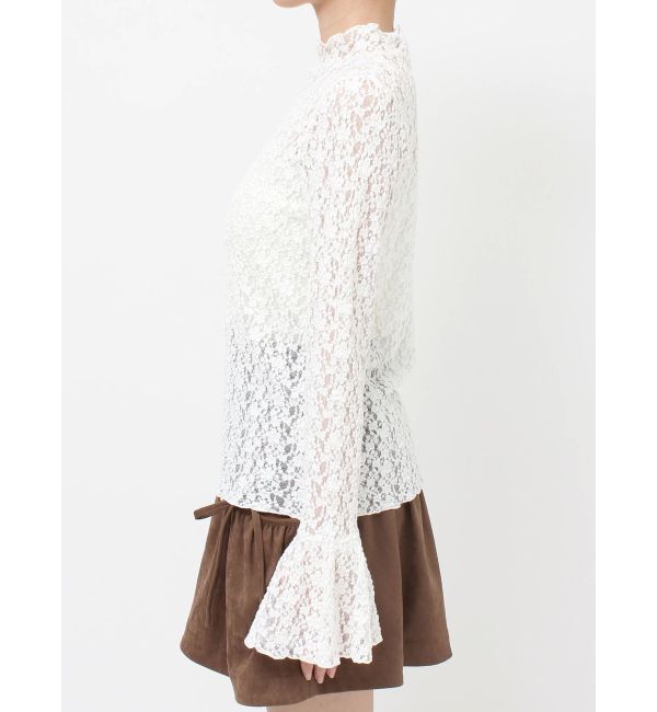 merry jenny「flowerレーストップス」|Tシャツ・カットソー|