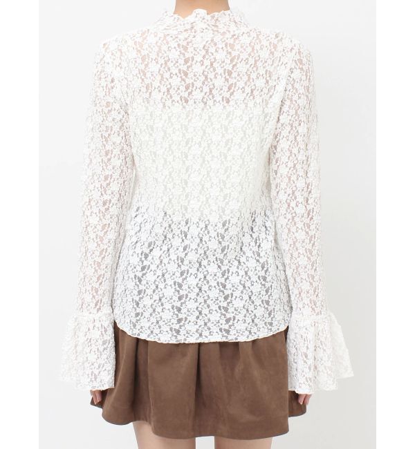 merry jenny「flowerレーストップス」|Tシャツ・カットソー|