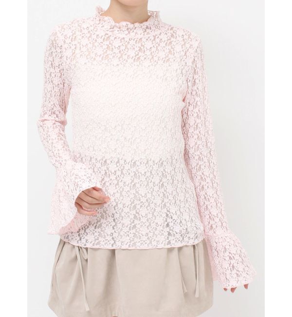 merry jenny「flowerレーストップス」|Tシャツ・カットソー|