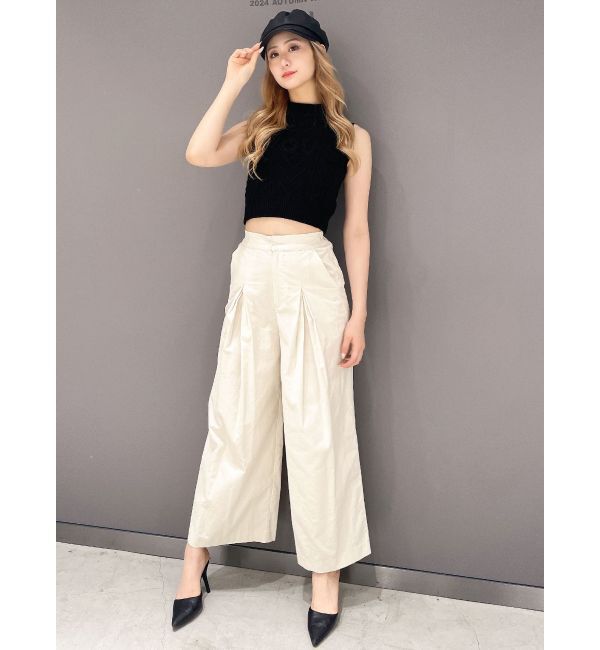 GYDA「NOUSノースリケーブルニットトップス」|ニット・セーター|