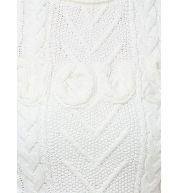 GYDA「NOUSノースリケーブルニットトップス」|ニット・セーター|