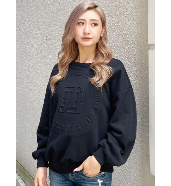 GYDA「GYGYロゴBIGエンボスプルオーバー」|Tシャツ・カットソー|