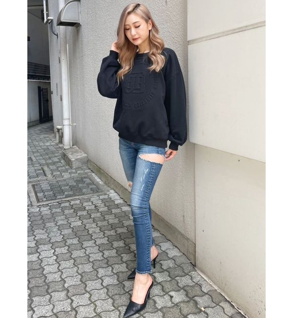 GYDA「GYGYロゴBIGエンボスプルオーバー」|Tシャツ・カットソー|