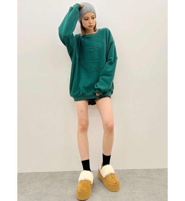 GYDA「GYGYロゴBIGエンボスプルオーバー」|Tシャツ・カットソー|