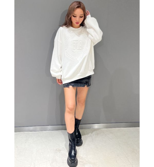 GYDA「GYGYロゴBIGエンボスプルオーバー」|Tシャツ・カットソー|