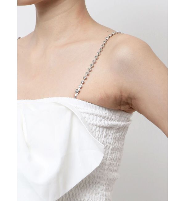 GYDA「ビジューストーンストラップ2WAYリボンブラウス」|シャツ・ブラウス|