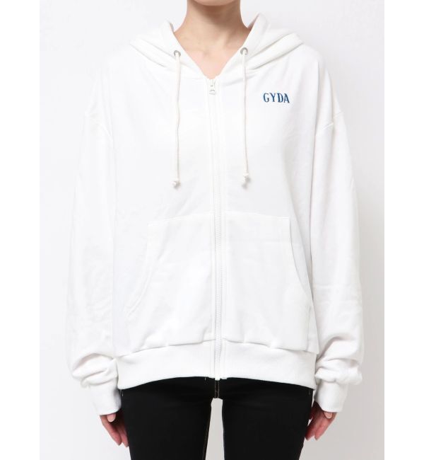 GYDA「スティッチ / GYDAバックラメプリントパーカー」|パーカー|