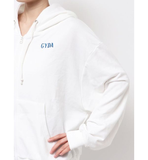 GYDA「スティッチ / GYDAバックラメプリントパーカー」|パーカー|