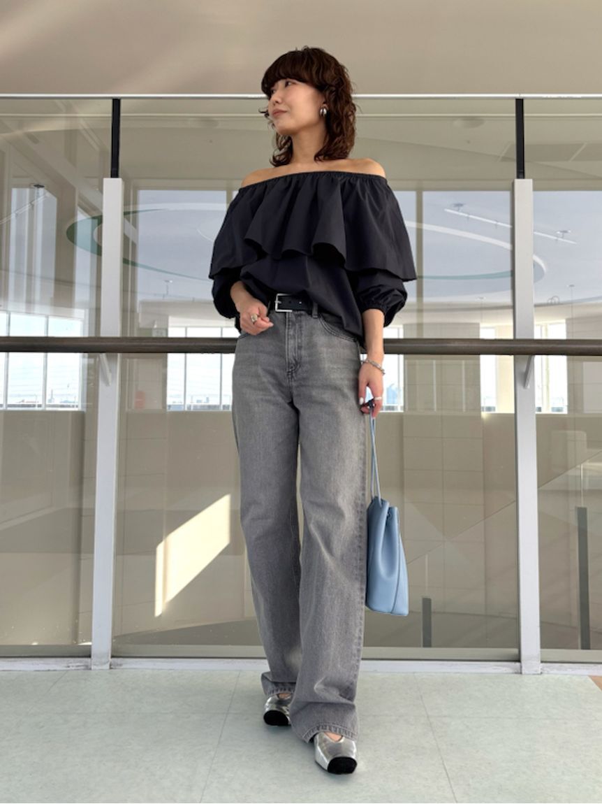 Mila Owen「ミッドライズストレートデニムパンツ【ウォッシャブル】」|デニム|