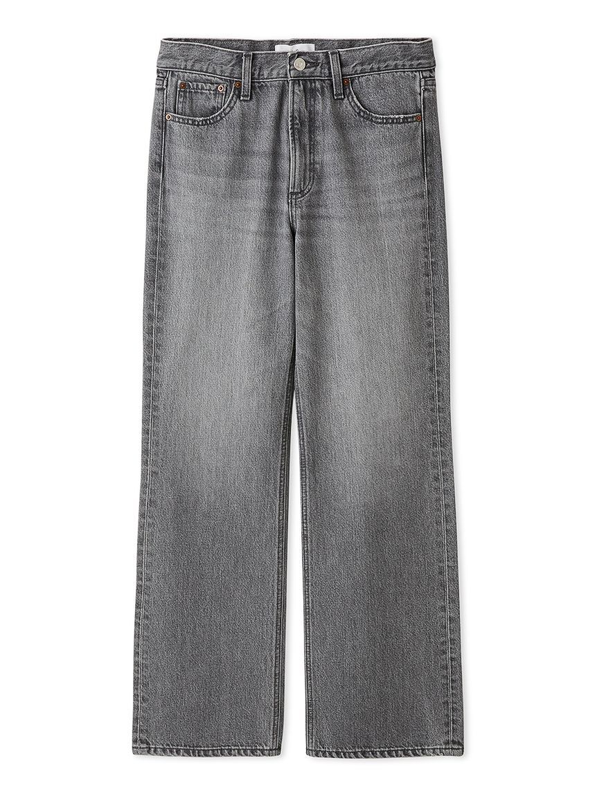 Mila Owen「ミッドライズストレートデニムパンツ【ウォッシャブル】」|デニム|