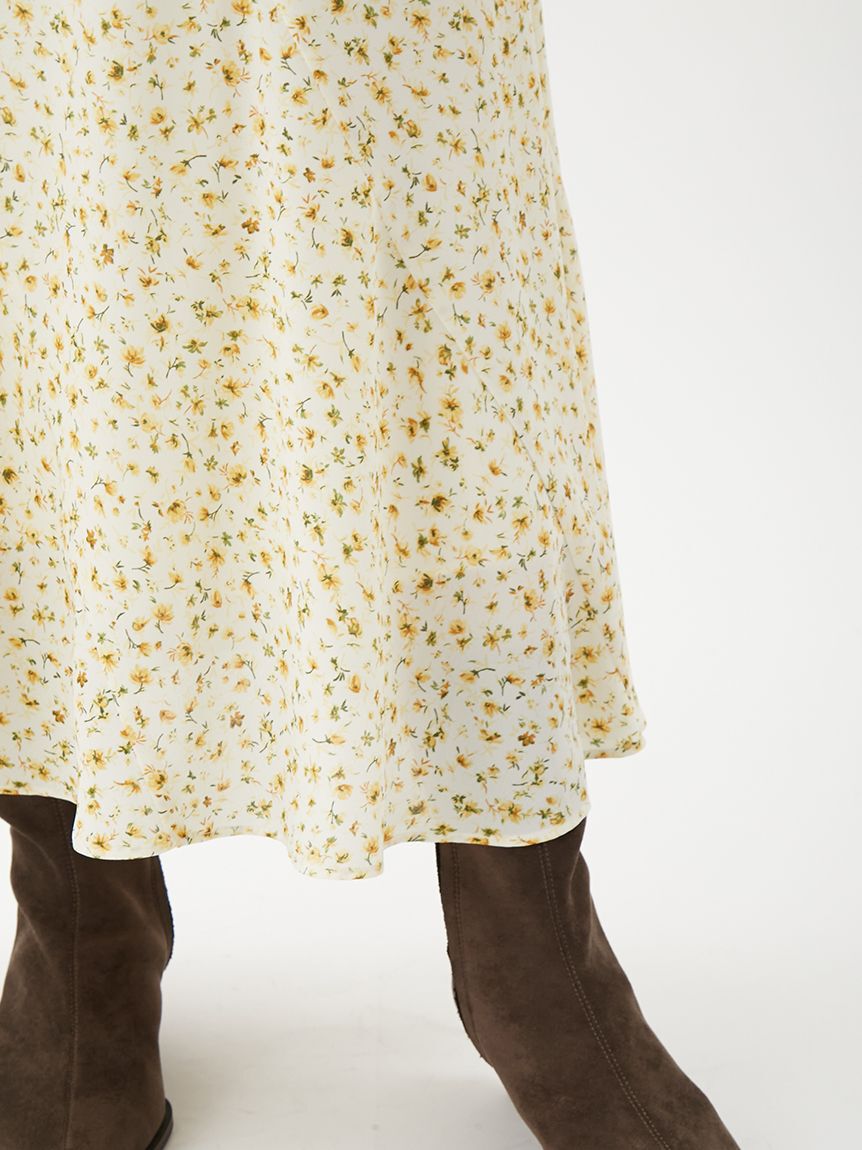 Mila Owen「フラワープリントナロースカート」|スカート|