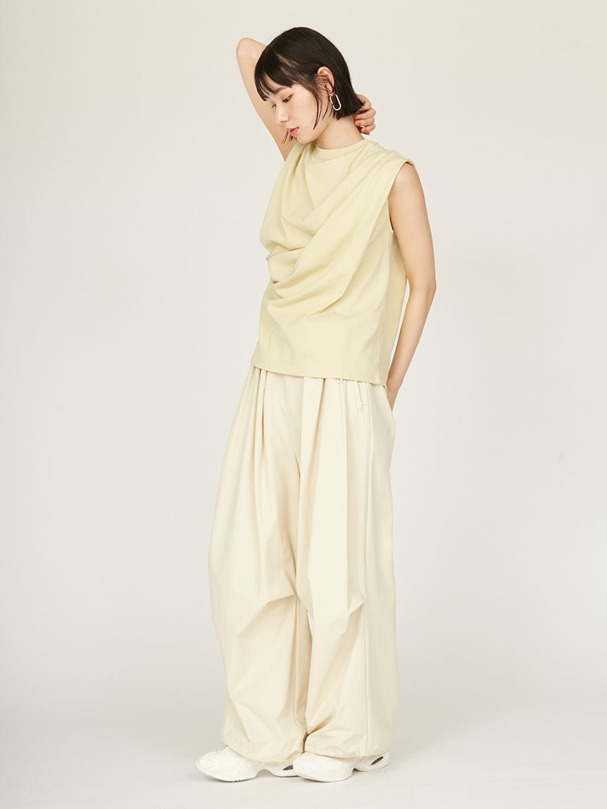 emmi atelier「パラシュートパンツ」|チノ|