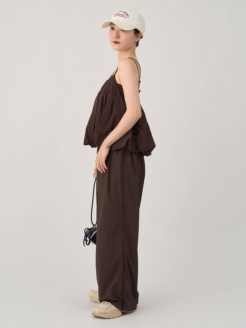 emmi atelier「ナイロンイージーパンツ」|チノ|