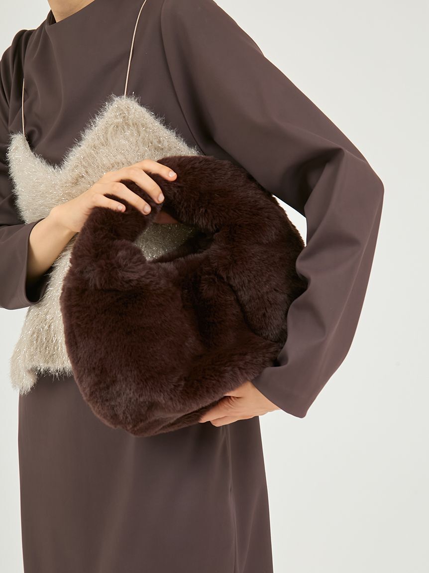 emmi atelier「ファーライクバッグ」|ハンドバッグ|