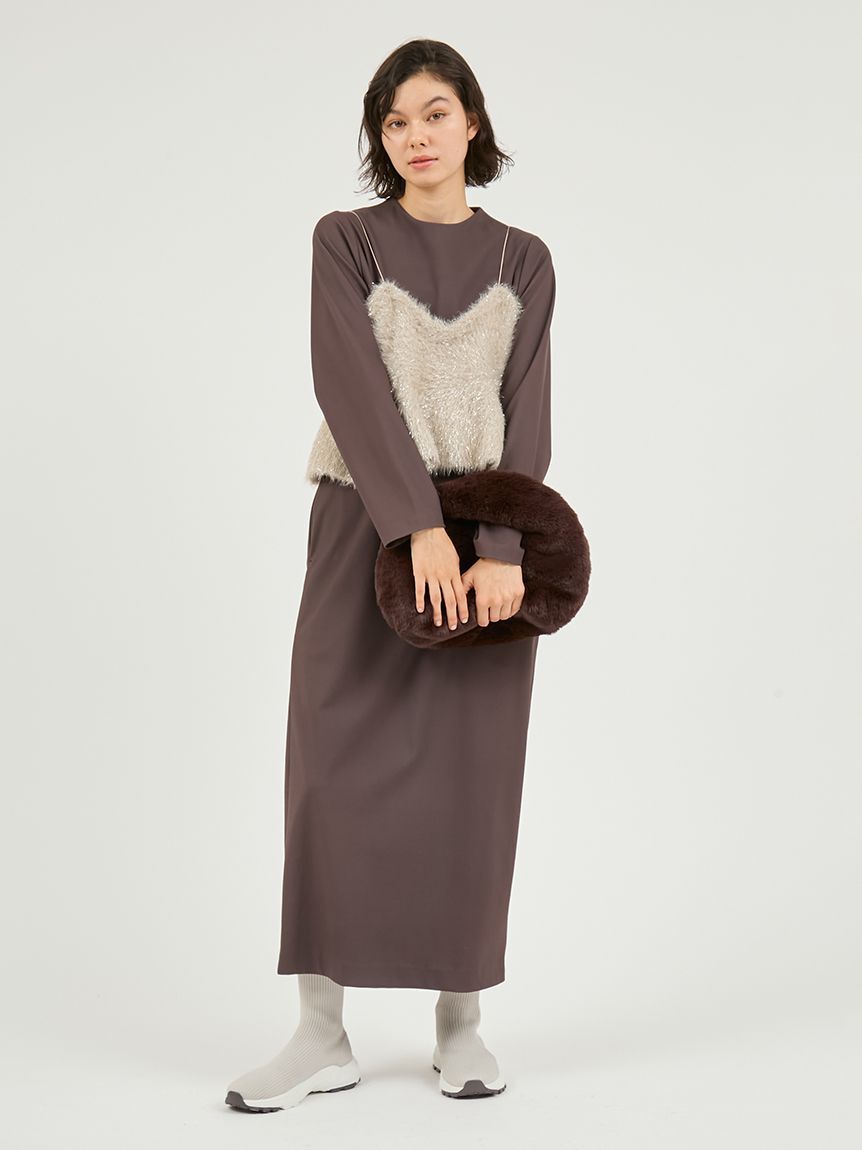 emmi atelier「ファーライクバッグ」|ハンドバッグ|