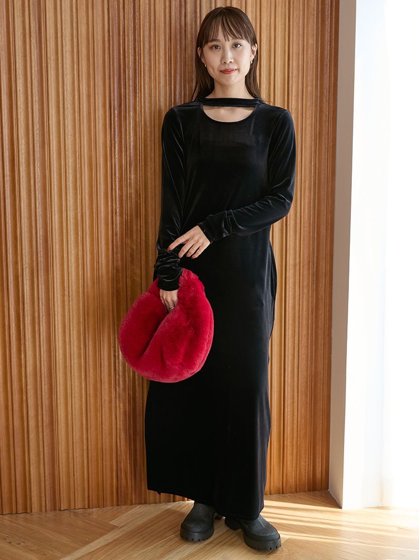 emmi atelier「ファーライクバッグ」|ハンドバッグ|