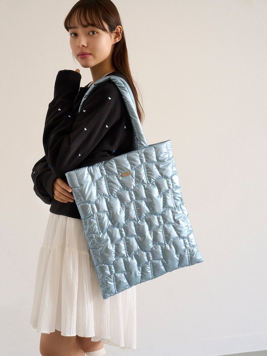 FURFUR「【WEB限定カラー】リボンキルティングトートバッグ」|トートバッグ|