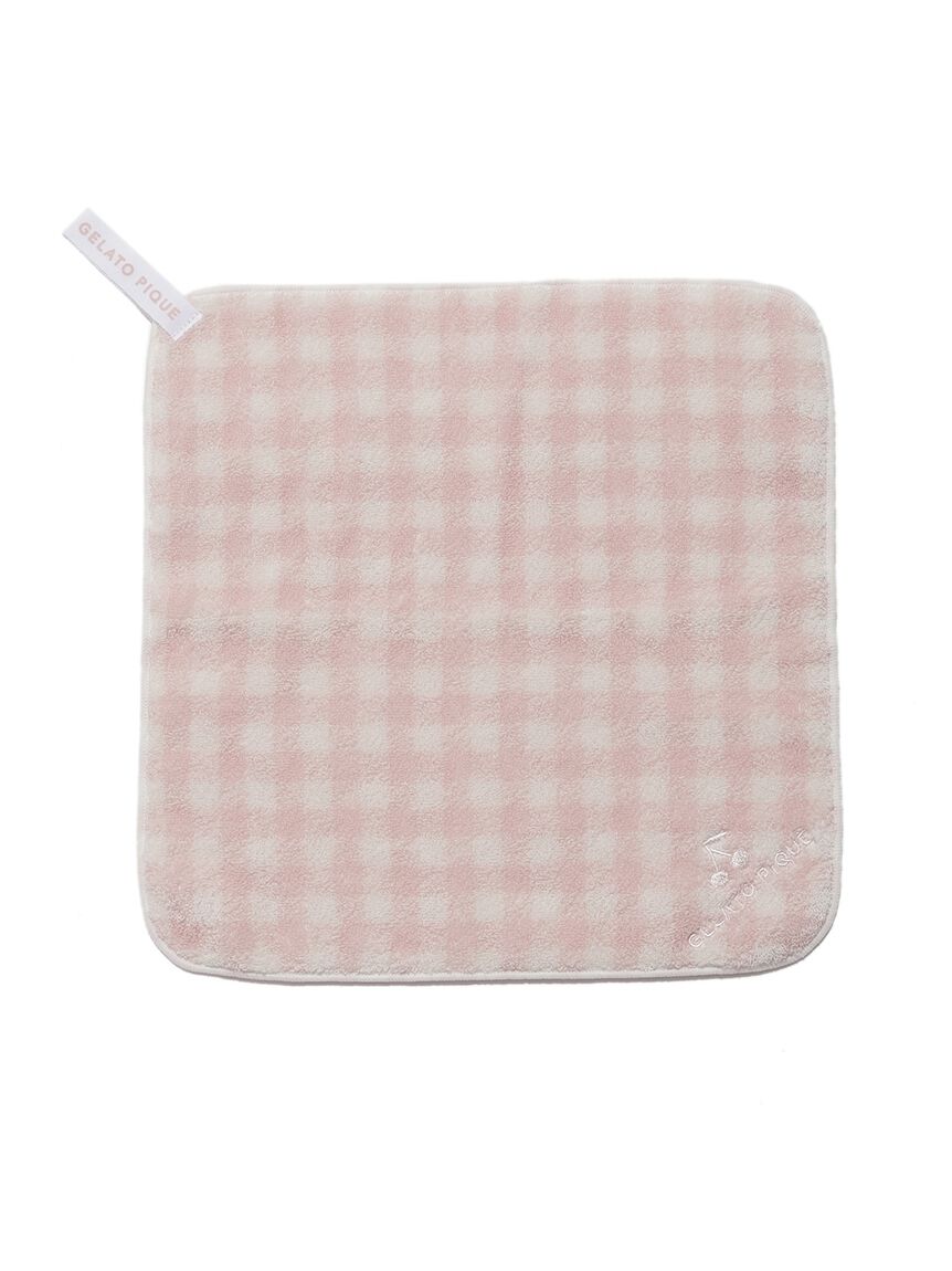 gelato pique「ギンガムチェックループ付きタオル」|ハンカチ|