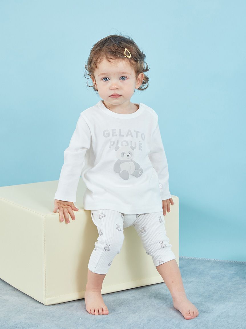 GELATO PIQUE KIDS & BABY「【BABY】ぬいぐるみワンポイントロンT」|その他ベビーウェア|