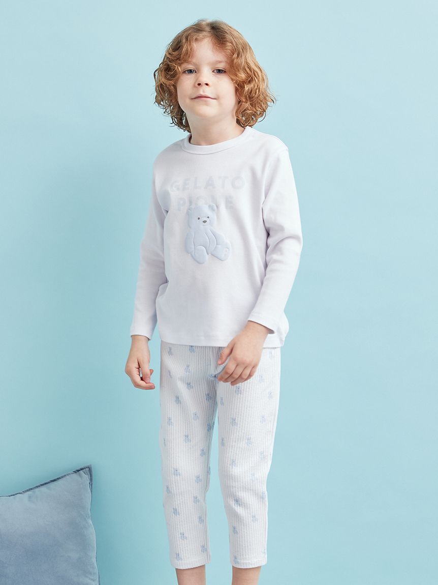 gelato pique kids&baby「【KIDS】ぬいぐるみ柄ロングパンツ」|ルームウェア|