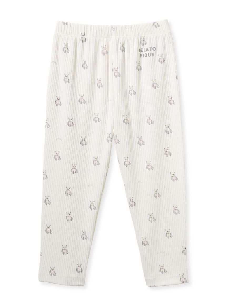 gelato pique kids&baby「【KIDS】ぬいぐるみ柄ロングパンツ」|ルームウェア|