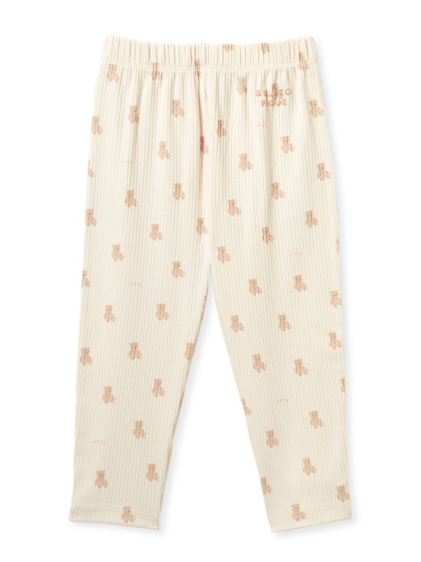 gelato pique kids&baby「【KIDS】ぬいぐるみ柄ロングパンツ」|ルームウェア|