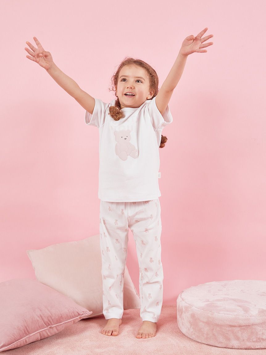 gelato pique kids&baby「【KIDS】ぬいぐるみ柄ロングパンツ」|ルームウェア|PNK