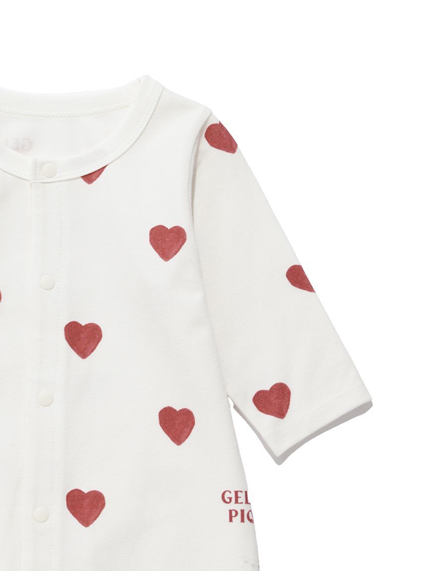 GELATO PIQUE KIDS & BABY「【BABY】新生児ハート柄2WAYオール」|ロンパース|