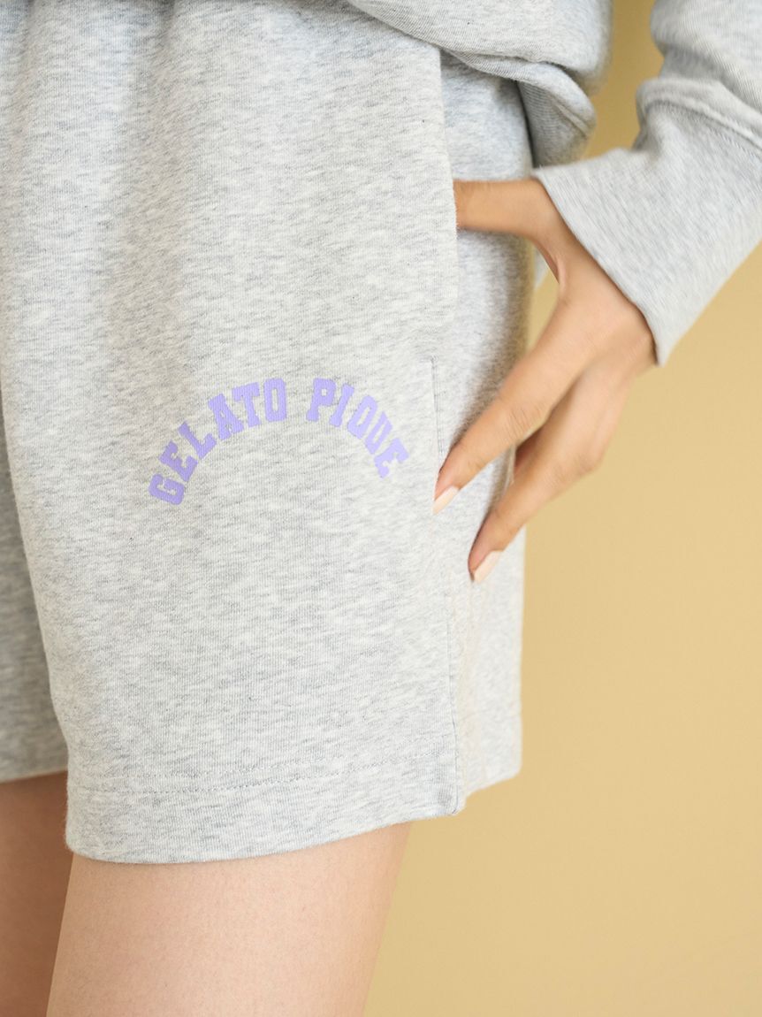 gelato pique「【ONLINE限定】スポーティーベア裏毛プルオーバー＆裏毛ショートパンツセット」|ルームウェア|