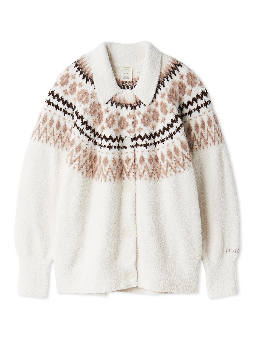 gelato pique「ノルディックカーディガン」|ルームウェア|IVR