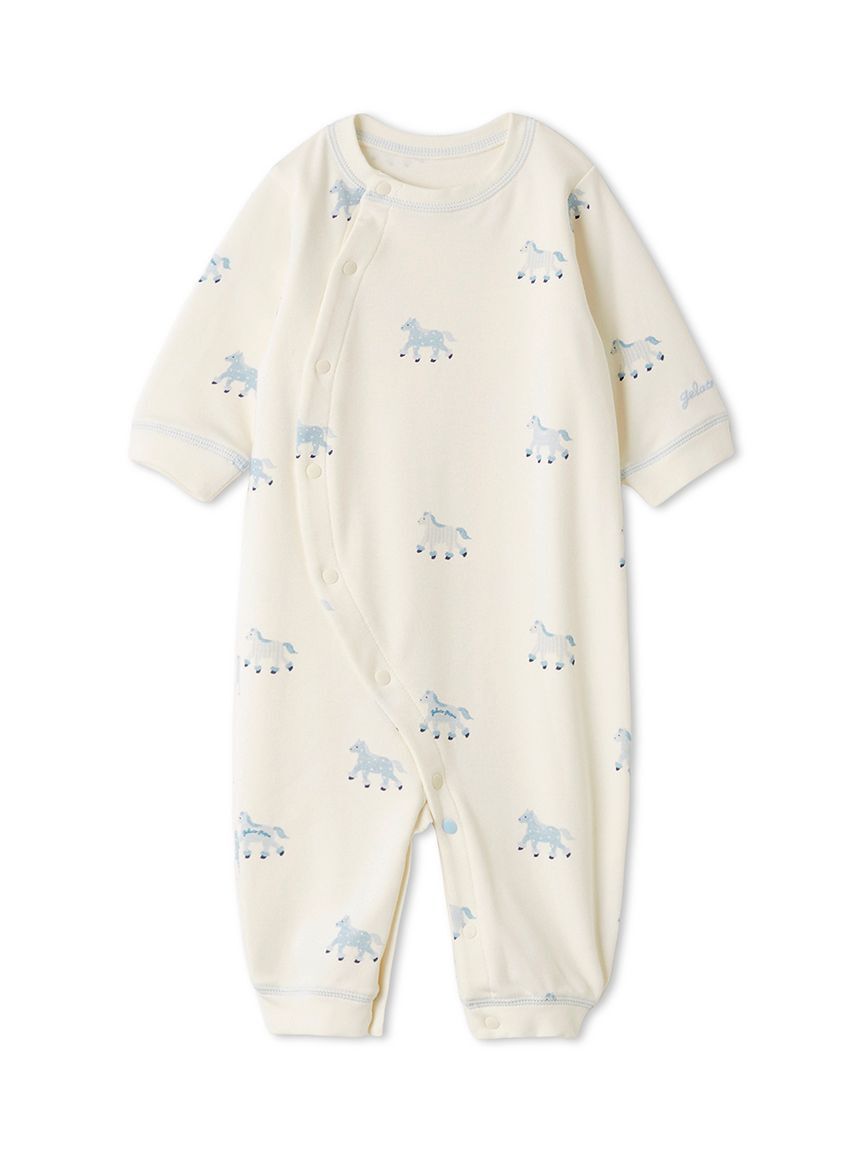 GELATO PIQUE KIDS & BABY「【BABY】新生児ポニー柄2WAYオール」|ロンパース|