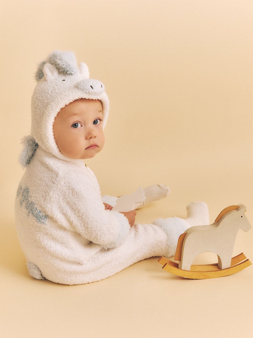 GELATO PIQUE KIDS & BABY「【BABY】ベビモコポニーロンパース」|ロンパース|