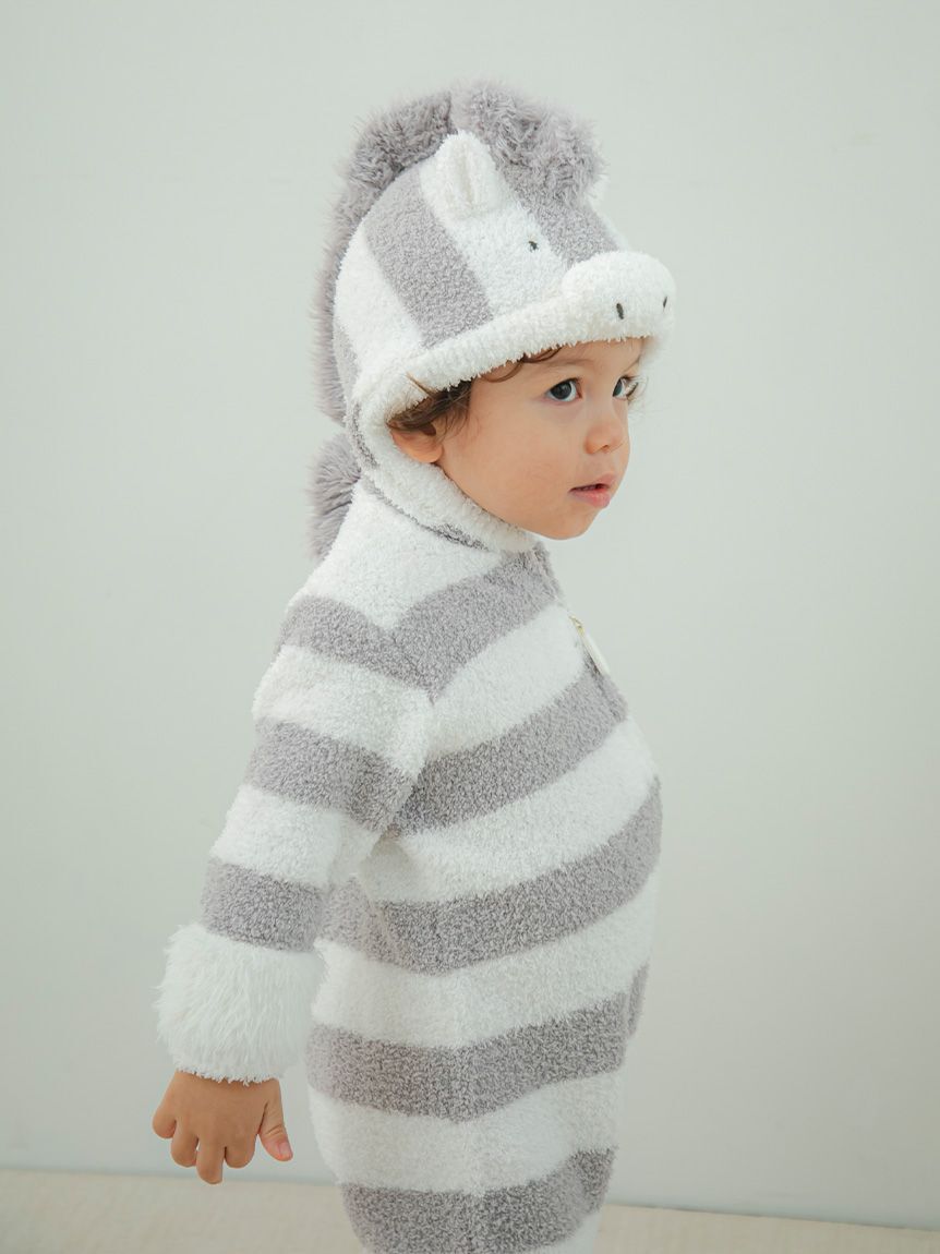 GELATO PIQUE KIDS & BABY「【BABY】ベビモコポニーロンパース」|ロンパース|GRY