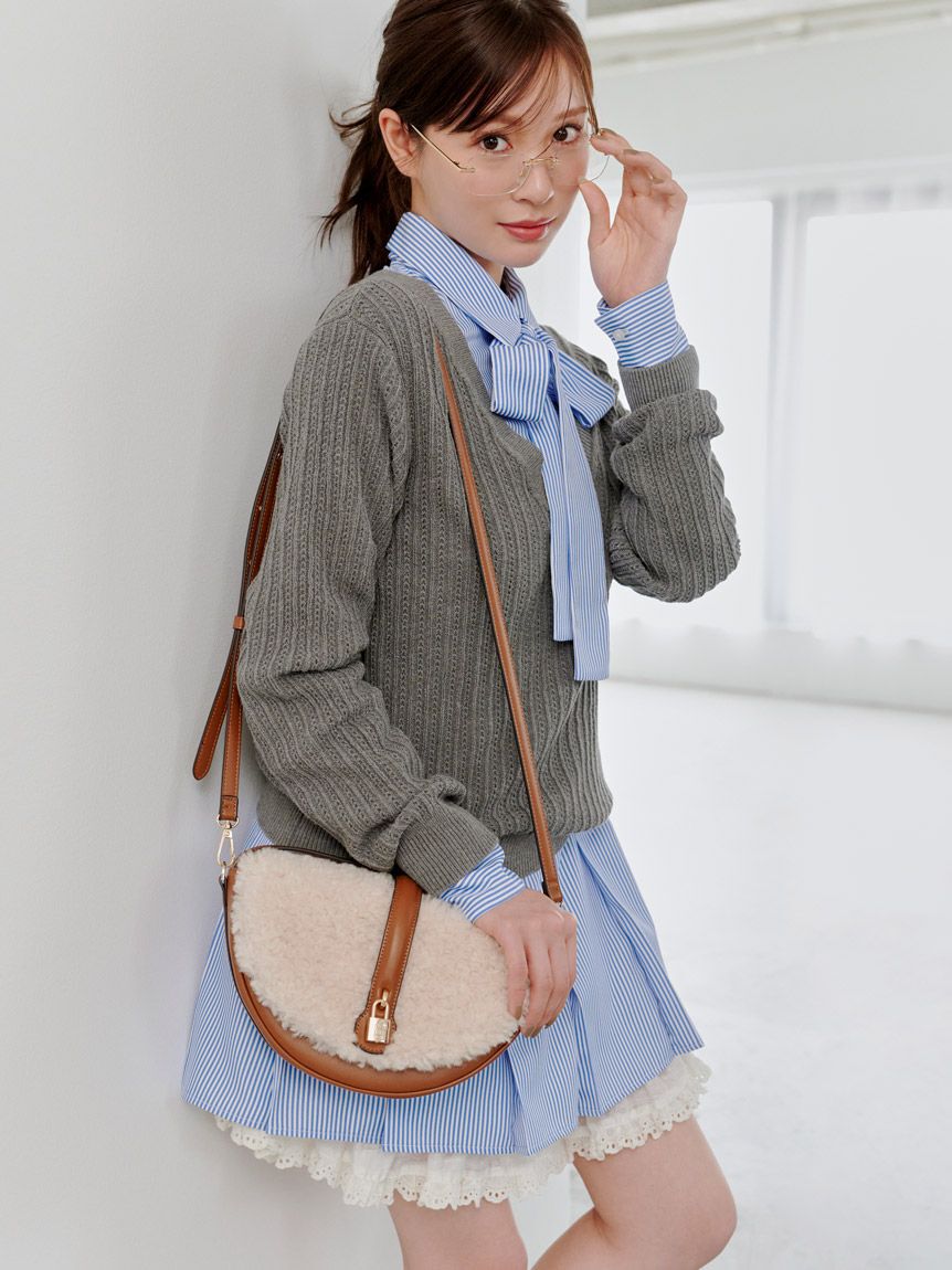 SNIDEL「シャツコンビチュニック」|チュニック|GRY