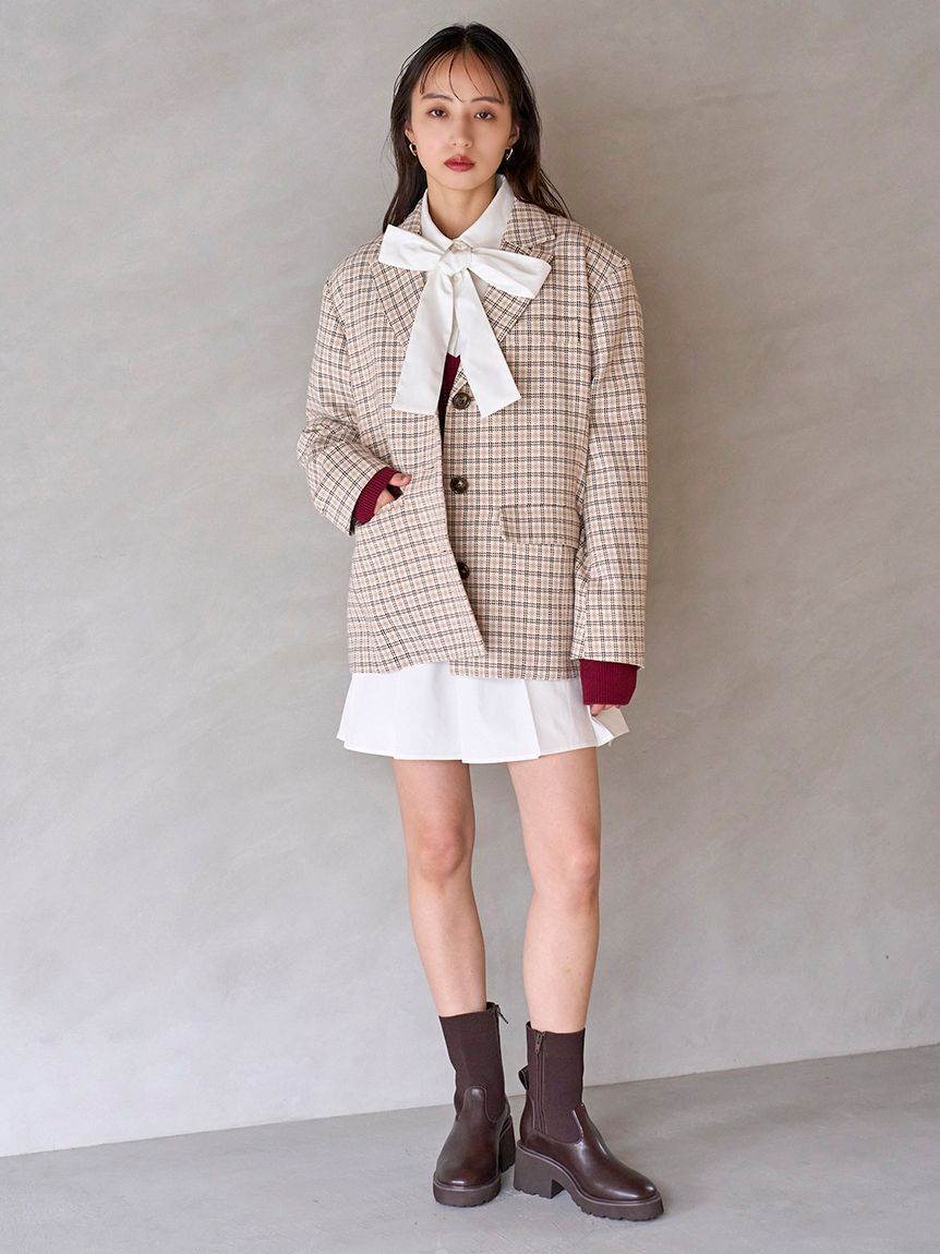 SNIDEL「シャツコンビチュニック」|チュニック|