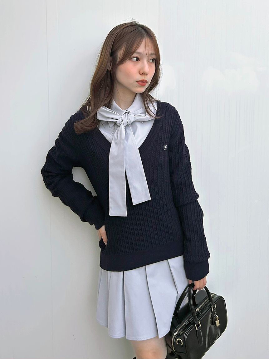 SNIDEL「シャツコンビチュニック」|チュニック|