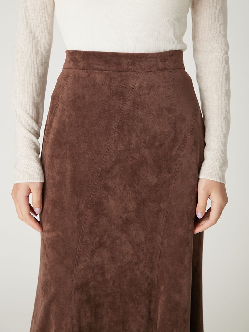 FRAY I.D「レザーライクナロースカート」|スカート|