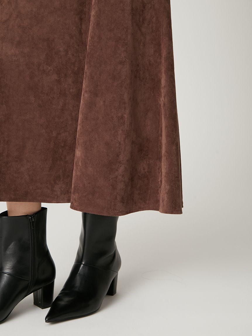 FRAY I.D「レザーライクナロースカート」|スカート|