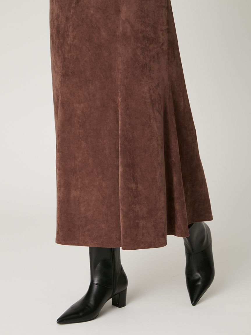 FRAY I.D「レザーライクナロースカート」|スカート|